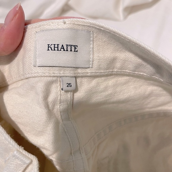 Khaite Jordan Jeans white size 25 - Picture 8 of 9